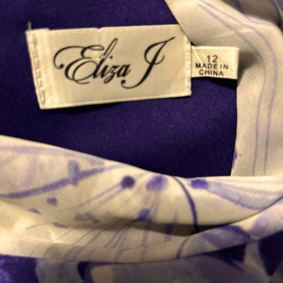 NWOT Eliza J chiffon dress size 12 - Picture 9 of 10